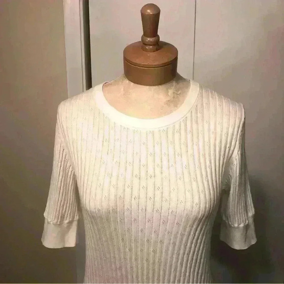 Gap Lightweight Ivory White Knit Sweater in Women's Size Medium NWT - Picture 2 of 11